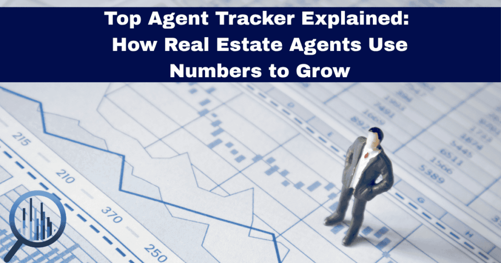 A professional digital dashboard displaying real-time real estate performance metrics, including conversion ratios for listing appointments and buyer rep agreements, used by top-producing agents to scale their business.